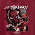 thumbnail image 2 of Junior's Marvel Spider-Man: No Way Home Who is the Spider-Man  Racerback Tank Top Scarlet 2X Large, 2 of 4