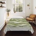 thumbnail image 4 of Sage Green Ombre Large Tapestry for Bedroom Wall Hanging Tapestry, Modern Moire Abstract Art Luxury Ceiling Backdrop Tapestries Poster Blanket Wall Decor for Teens Room Living Room Dorm 86" x 104", 4 of 8