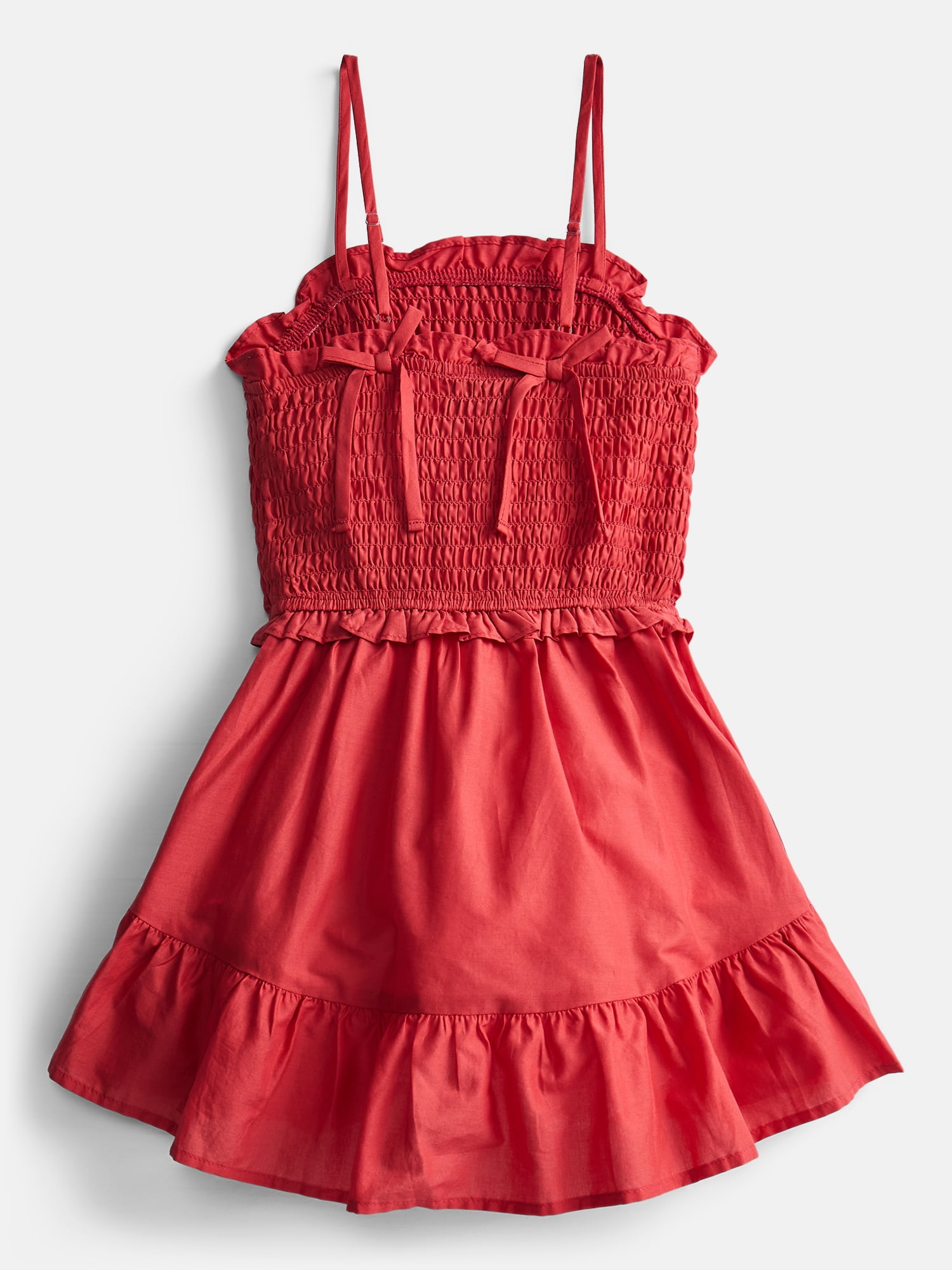 Weekend Academy Girls Smocked Ruffle Cotton Dress, Sizes 4-18