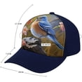thumbnail image 2 of Eastern Bluebird Baseball Cap Classic Golf Cap Soft Dad Hat Multicolor Adjustable Low Profile Hat Unisex, 2 of 6