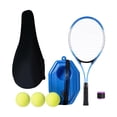 thumbnail image 4 of Entrenador de tenis Pelota de Entrenamiento en solitario Pelota práctica con equipo de cuerda Juego de de tenis de práctica automática , estilo c, 4 of 8