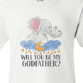 thumbnail image 4 of Inktastic Will You Be My Godfather? Elephants Moon and Stars Youth T-Shirt, 4 of 5