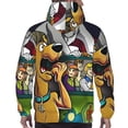 thumbnail image 6 of Lsque Scooby-Doo Pattern Casual Men's Hoodie,Hooded Sweatshirt with Kangaroo Pocket,Pullover Hoodie-Small, 6 of 8