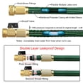 thumbnail image 4 of TheFitLife Flexible and Expandable Garden Hose 75FT - 13-Layer Latex Water Hose with Retractable Fabric, Solid Brass Fittings and Nozzle, Kink Free, Lightweight, Collapsible Expending Hose, 4 of 5