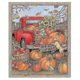 thumbnail image 1 of Regalos divertidos de muñeco de nieve de 36 x 44 pulgadas, tela de poliéster con patrón de calabaza para coche, 1 of 2