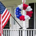 thumbnail image 6 of Utoimkio 4th of July Wreath Patriotic Wreath Decorations for Front Door,Memorial Day Red White and Blue Garland Decorations for Outdoor Front Door Party Supplies 4th of July Accessories, 6 of 6