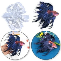Epoxy Resin Fish Molds, Silicone Mold For 3D Fish Epoxy Resin Casting, Diy Craft Decoration Making, Perfect For Figurines And Art Lovers, Meiiso