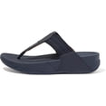 thumbnail image 4 of FitFlop Walkstar Midnight Navy Slip On Open Toe Stretchy Flat Slides Sandals (Midnight Navy, 7), 4 of 4