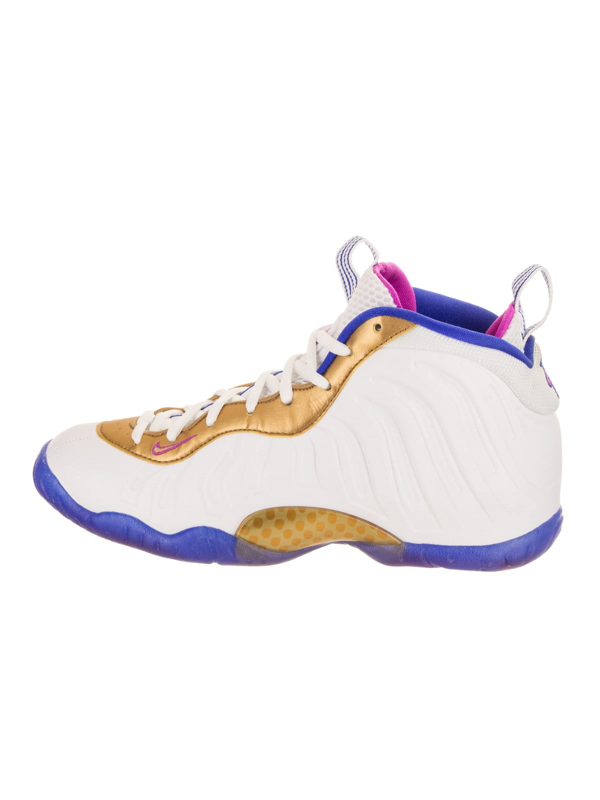 white gold blue and pink foams