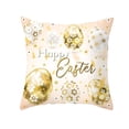 thumbnail image 1 of Etsjal Happy Easter Pillow Case Polyester Printed Sofa Throw Cushion Home Decor, 1 of 1
