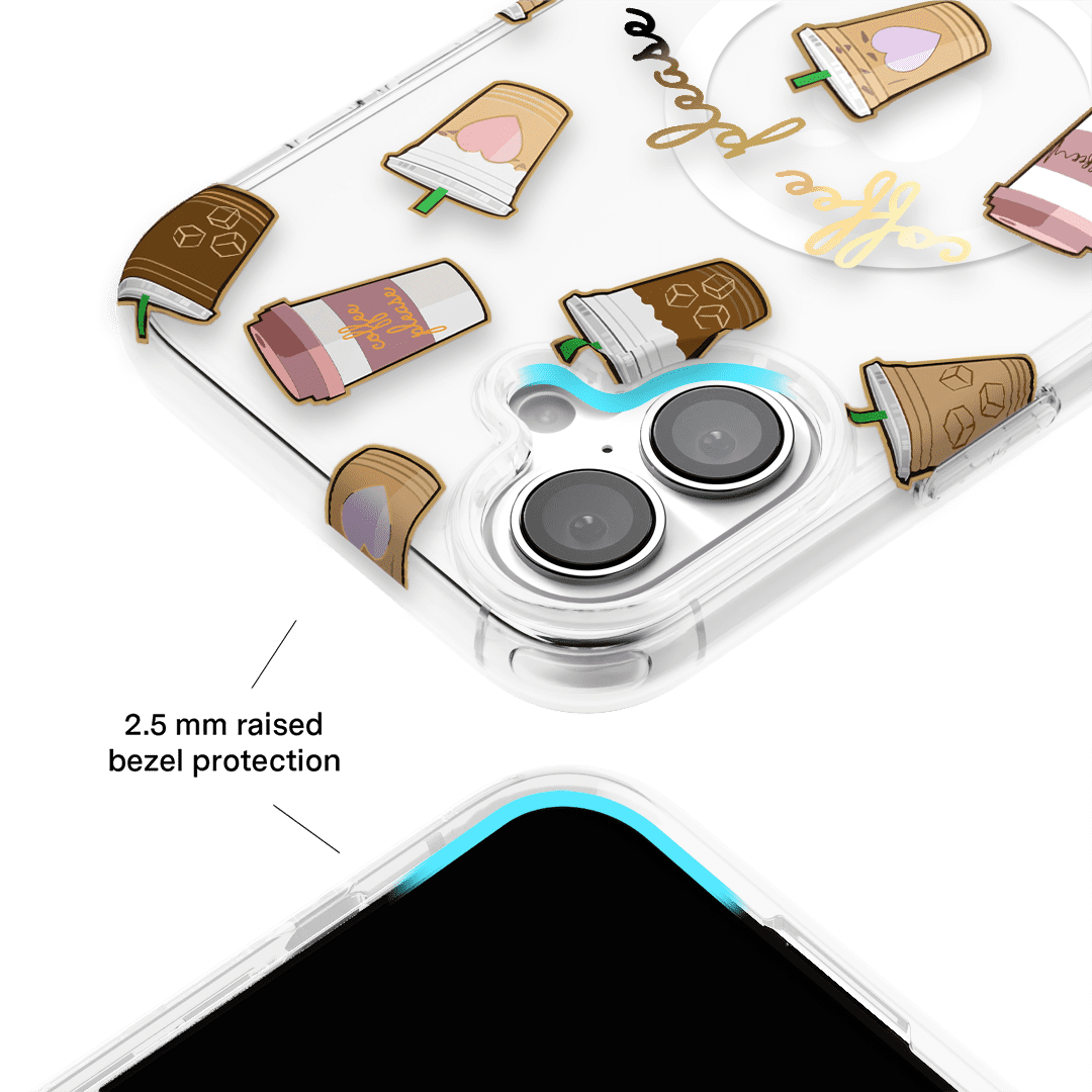 VELVET CAVIAR for iPhone 16 Plus Case Coffee - Compatible with MagSafe - Clear Protective Phone Cases for Women
