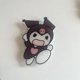 thumbnail image 1 of Soporte de teléfono de Anime Kawaii Sanrio Kuromi, cojín de aire redondo para coche, soporte de expansión de dibujos animados, agarre plegable para dedo, 1 of 4