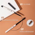 thumbnail image 4 of Xihbxyly Delineador de Ojos Microflash, Lápiz de Maquillaje Versátil, Sombras de Ojos Coloridas de Larga Duración, Textura Suave para Una Fácil Aplicación, Maquillaje Diario de Oficina, Perfecto para, 4 of 7