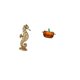 thumbnail image 5 of Figura de calabaza de resina dorada para oficina, armario, dormitorio, sala de estar, chimenea, tapa de tarro de , estatua naranja, 5 of 8