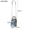thumbnail image 2 of FORMRS Crossbody Bag for Women Quilted Travel Shoulder Cell Phone Purse with Chain Strap Handbag, Pink Seaside, 2 of 7