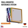 thumbnail image 2 of DURABLE Wall Mounted Reference System, 10 Double-Sided Panels, Letter-Size, Assorted Colors, SHERPA Design (554100), 2 of 8