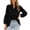 Black, variant on Boho Tops for Women Puff Long Sleeve Flowy Blouses V Neck Swiss Dot Dressy Casual Shirts Trendy Outfits,S,Blue