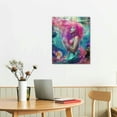 thumbnail image 2 of ARISTURING  Mermaid Bedroom Decor Mermaid Canvas Wall Art Pink Mermaid Wall Decor, 2 of 4