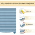 thumbnail image 4 of Temporary Window Blinds, Pleated Window Shades Cordless Fabric Shades Light Filtering Fabric Blinds for Windows,Easy to Cut and Install, 4 of 6