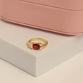 thumbnail image 3 of 10.70 Carrat Natural Ruby Manik Birthstone/Astrology/Rashi Ratan Gold Ring Adjustable Ring for Men & Women, 3 of 3