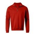thumbnail image 4 of SRZYMJ Mens Crewneck Sweatshirt Men's Retro Ethnic Style Soft Warm Long Sleeve Sports Shirt Hoodless Sweatshirt Comfortable Round Neck, 4 of 6