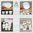 thumbnail image 6 of AME D'ESSENCE (16 OZ-50 PC) Disposable White Soup Containers for Hot Cold Food Paper Cups with Vented Lids Great with Ice Cream Gelato Yogurt Paper Soup Cups To Go Take Out Food Containers, 6 of 7