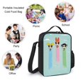 thumbnail image 4 of The Powerpuff Gi-rls Lunch Tote Bag Reusable Bento Bag Lunch Box Insulated Cooler Bag Adjustable Shoulder Bag, 4 of 8