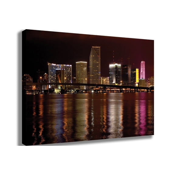 Night Miami Canvas Print