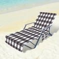 thumbnail image 4 of Funda para silla de playa, de secado rápido, con bolsa de almacenamiento lateral para piscina y hotel., 4 of 9