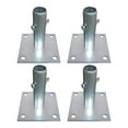 thumbnail image 1 of 4x Placas base para andamios de 4,7 x 4,7 pulgadas para andamios Instalación sencilla Diámetro del tubo 3,3 cm Altura del tubo 12 cm Accesorios, 1 of 8