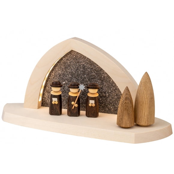 Rock arch LED Naturel Illumine Chanteur de Noël de l'Art Folklorique Seiffen