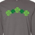 thumbnail image 4 of Inktastic Shamrock Four Leaf Clover St Patricks Long Sleeve T-Shirt, 4 of 5