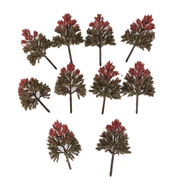 KLKCMS Lot 10PCS Model Tree Scale Train HO N Electronic Landscape Jouef 1: 100 Green
