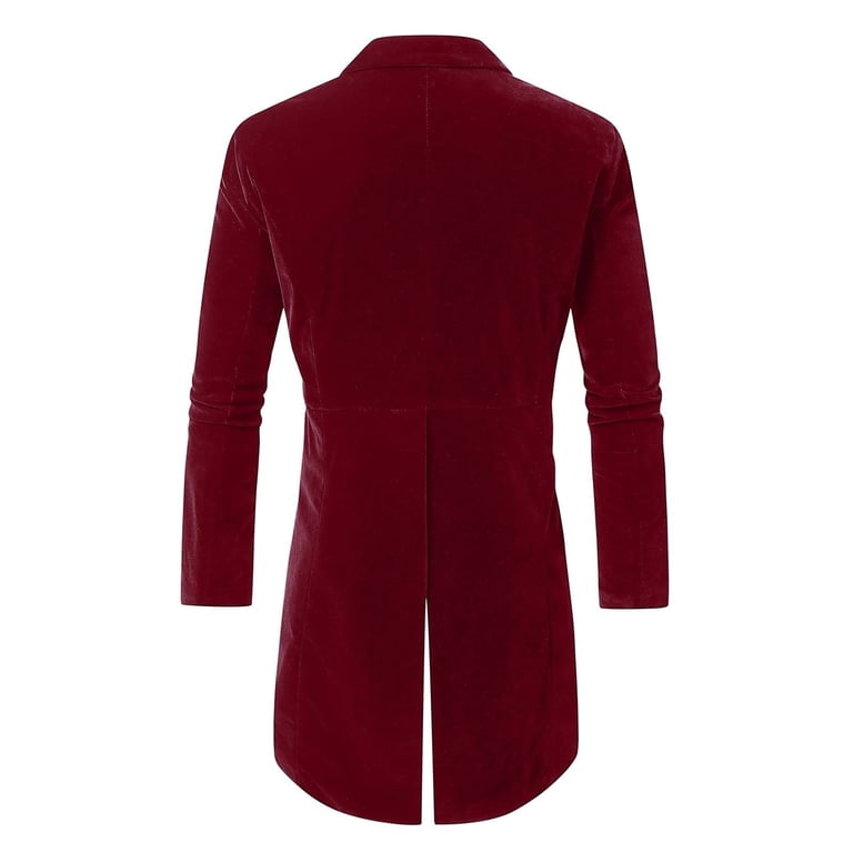 LNWUY Mens Black Tuxedo with Tails Slim Fit Dress Jacket Elegant Velvet Suit Tuxedo Wedding Suit Stage Dress Suit Jacket Red L - Walmart.com LNWUY Mens Black Tuxedo with Tails Slim Fit Dress Jacket Elegant Velvet Suit Tuxedo Wedding Suit Stage Dress Suit Jacket Red L - Walmart.com