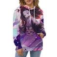 thumbnail image 5 of Nezuko Kamado Adult Sweater Pullover Hoodie 3D Printed Loose Hooded Long Sleeved Jackets Tops, 5 of 8