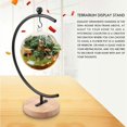 thumbnail image 4 of 2 piezas Soporte de exhibición de adornos Soporte para plantas de aire Soporte para macetas Soporte para ganchos para colgar terrario de vidrio Bola de bruja, 4 of 5
