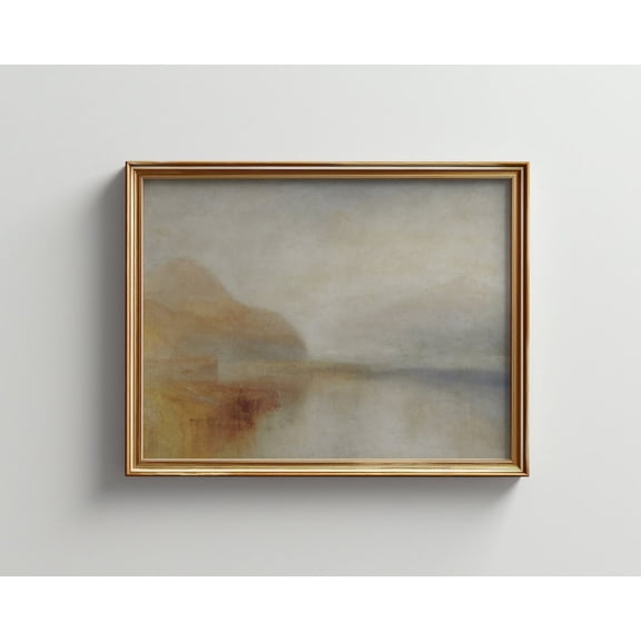 Earth Tones Abstract Landscape, Neutral Wall Art, Cottage Core Decor, Preppy Wall Art, Printed And Shipped Home Decor #91, Unframed Poster Size 8x12