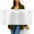 thumbnail image 3 of Horkkom Button Down Shirts for Women V Neck Tunic Long Sleeve Shirts Casual Loose Work Dress Shirts XL, 3 of 6