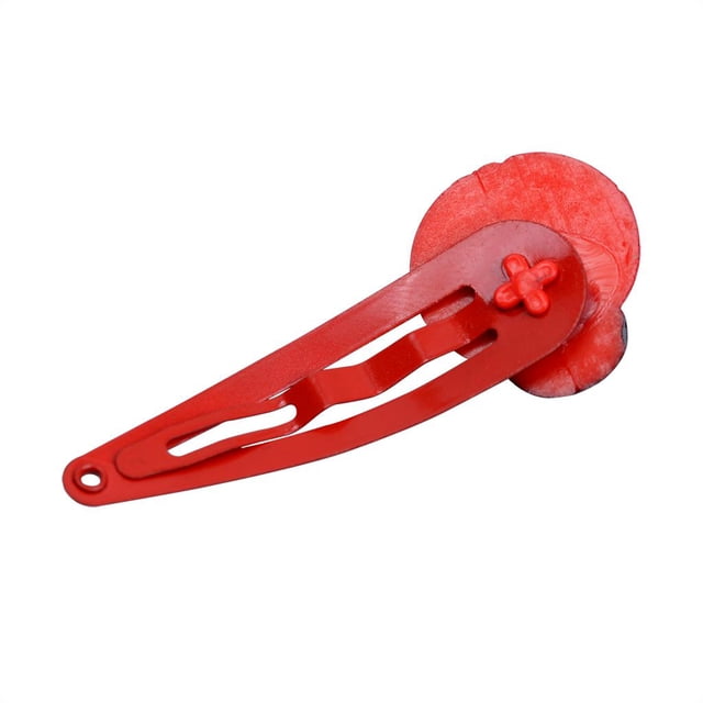 Precioso 12 Piezas Niñas Bebé Niño Niños Princesa Broches para El Cabello Accesorios para El Cabello - rojo, se describe