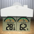 thumbnail image 3 of WORGEOUS Indoor White Window Thermometer and Hygrometer Set, Compact 4.3x3.5x1 Inch Weather Gauge for Home, 3 of 7