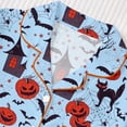 thumbnail image 5 of Likimi Toddler Girls Halloween Pajamas Set Short Sleeve Hallowmas Cartoon Print Lapel Button Down Pjs Tops With Shorts For Party Casual Homewear, 5 of 9