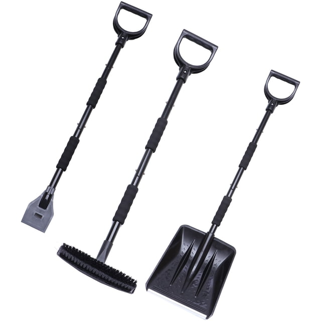 Mobutofu 1 Set Iron Snow Brush Ice Scraper Shovel Tools for in Winter