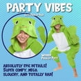 thumbnail image 2 of Silver Lilly Unisex Adult Plush One Piece Cosplay Frog Animal Costume (Medium), 2 of 6