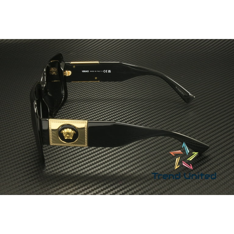 Versace VE 4405 Plastic Womens Rectangle Sunglasses Black  display picture 3
