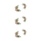 thumbnail image 1 of Naiovety Letreros de boda de flores de imitación, buena textura, apariencia realista, umbral de puerta de pared artesanal exquisito, rosa Type1 NO1, 1 of 6