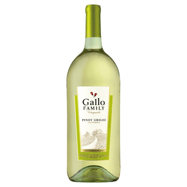 Gallo Family Vineyards Pinot Grigio White Wine, 1.5L Bottle
