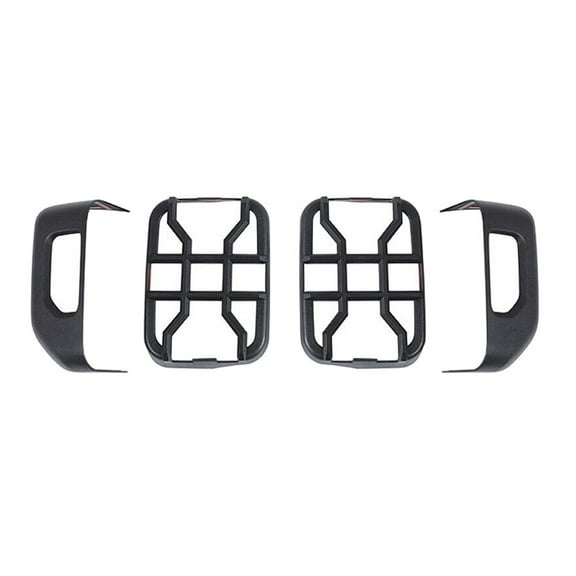 DAMAIJOY 4pcs Rear Taillight Lamp Protector Cover Guards Trim for Jeep for Gladiator 2020-2022 Black Matte 4RTLPCGTFJGJ2