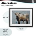 thumbnail image 4 of Stupell Industries Rustic Lodge Pasture King Horned Cattle Black Framed Print Under Glass, 16 x 13, by Svetlana Aleynikova, 4 of 8