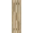 thumbnail image 6 of Ekena Millwork 15 1/2"W x 69"H Americraft Four Board (2 Batten) Exterior Real Wood Spaced Board-n-Batten Shutters w/ Z-Bar (Per Pair), Unfinished, 6 of 10