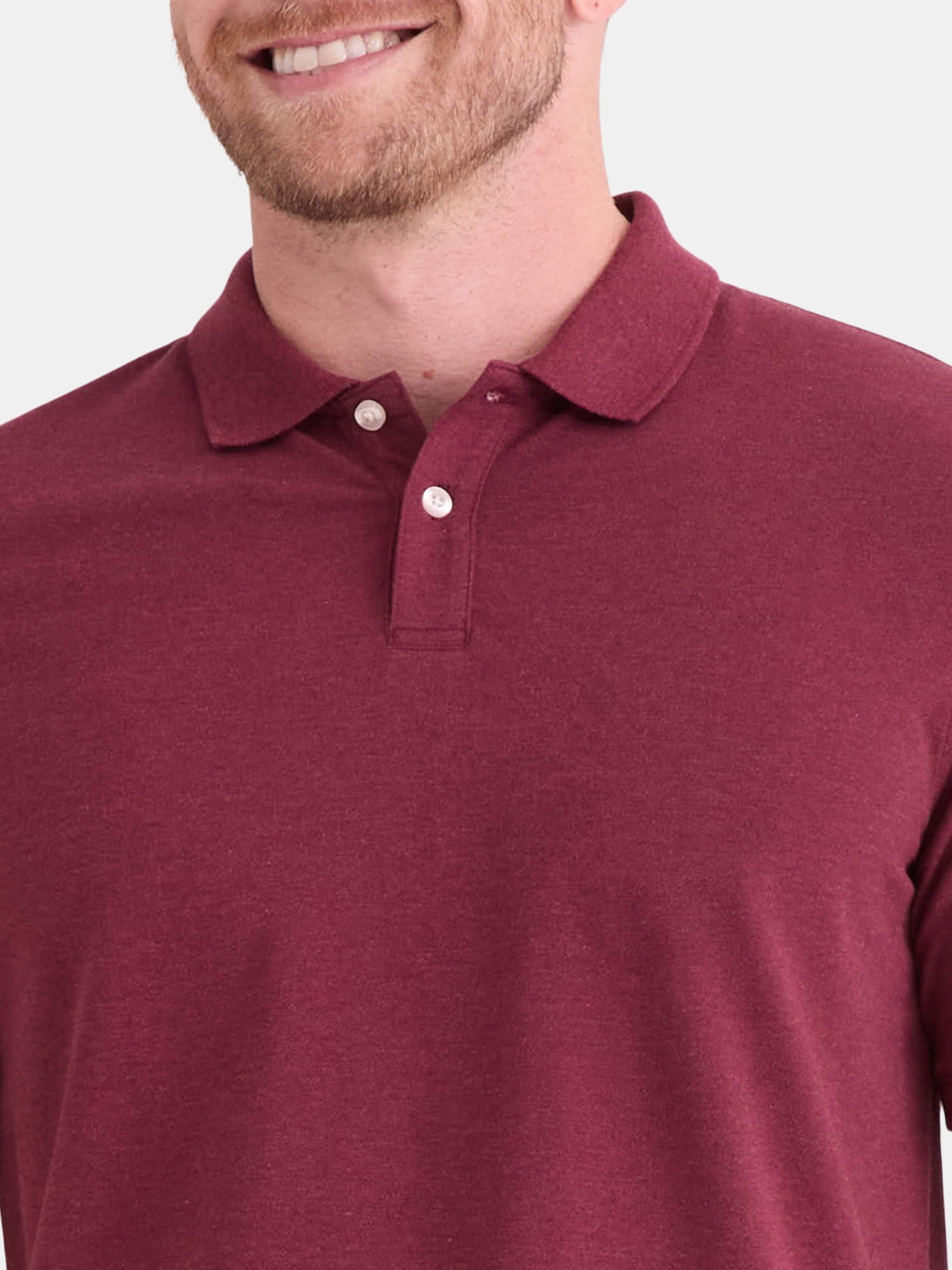 George Men’s and Big Men’s Pique Polo Shirt, Sizes XS-3XL